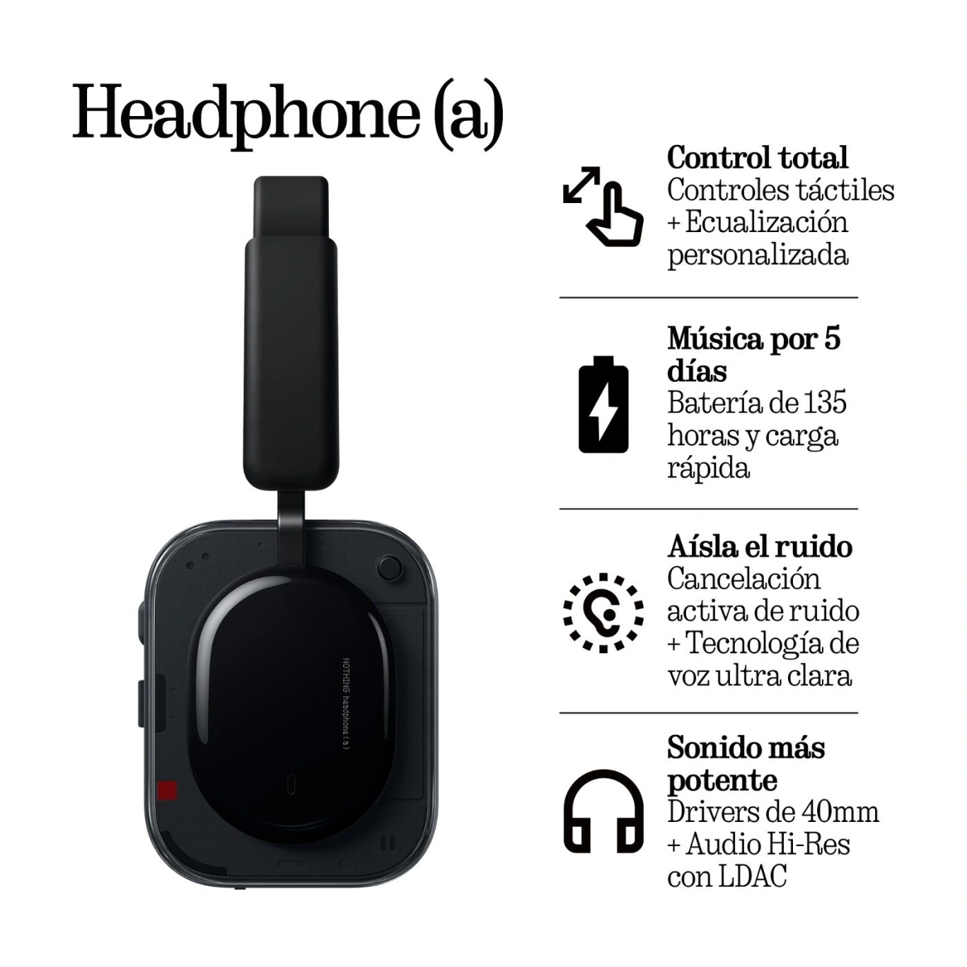 AUDÍFONOS NOTHING HEADPHONE A - 8