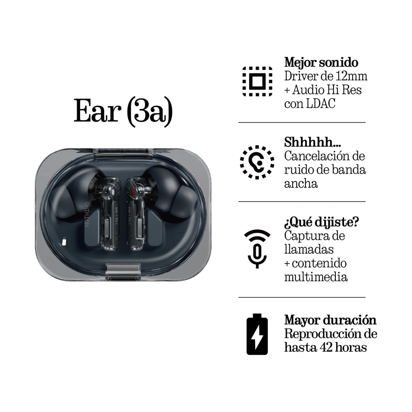 AUDÍFONOS NOTHING EAR 3A - 9