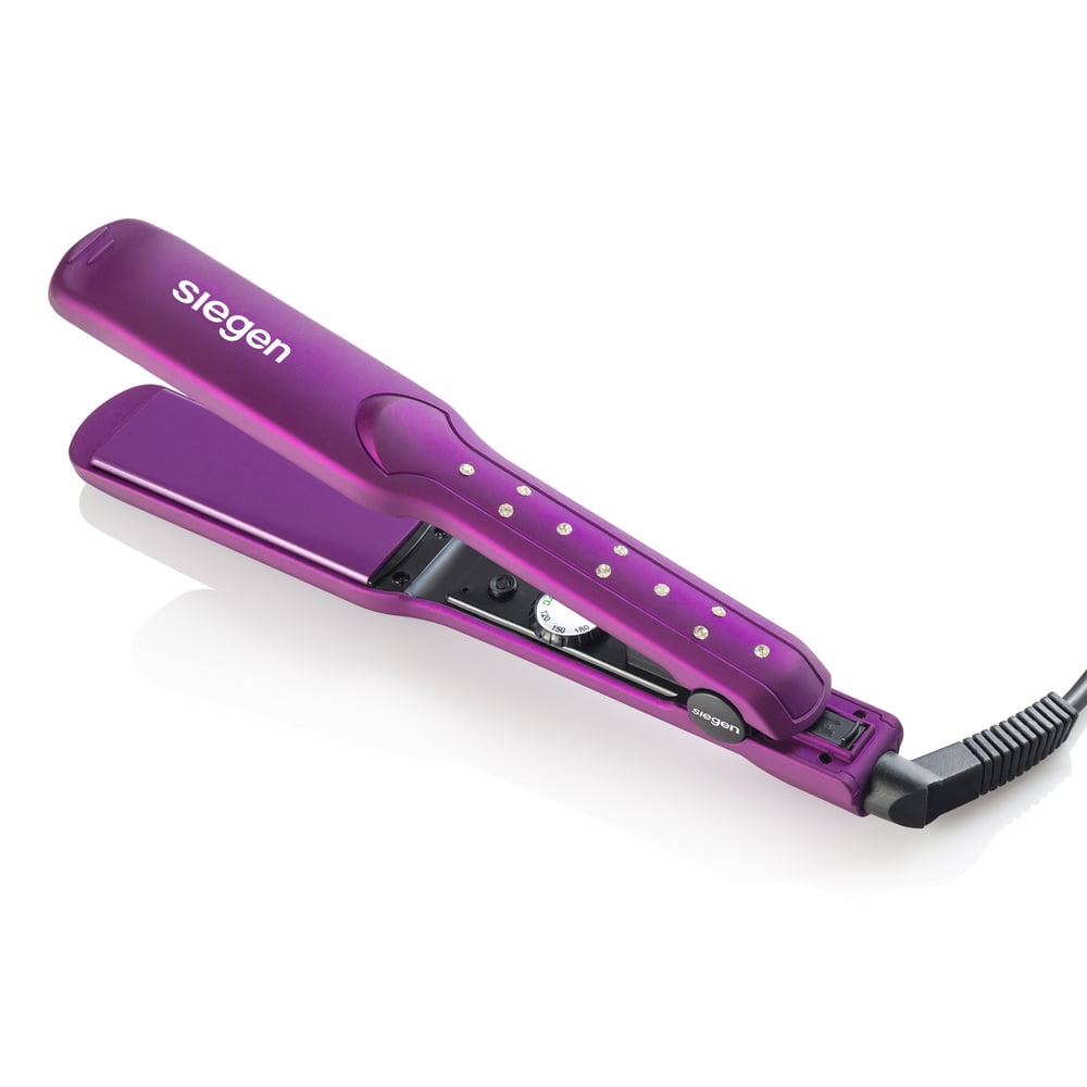 ALISADORA CABELLO SIEGEN PLACAS DE CERÁMICA + TURMALINA SG-3540 PURPLE - 4