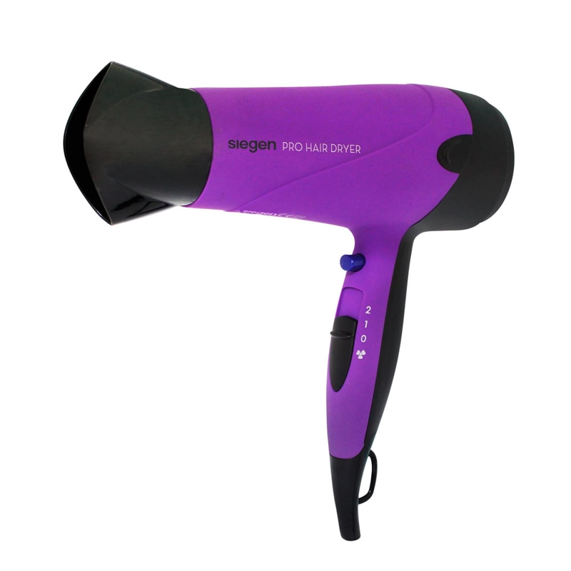 SECADORA DE CABELLO SIEGEN SG-3025M 2000W MORADO - 1