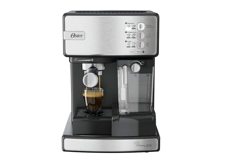 CAFETERA OSTER AUTOMÁTICA PRIMA LATTE I 15 BARES ACERO INOXIDABLE BVSTEM6603SS - 1