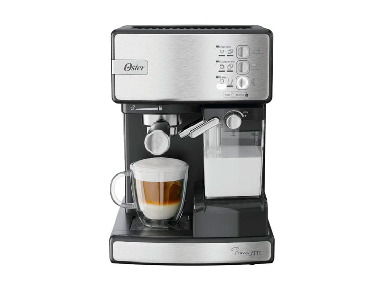 CAFETERA OSTER AUTOMÁTICA PRIMA LATTE I 15 BARES ACERO INOXIDABLE BVSTEM6603SS - 2