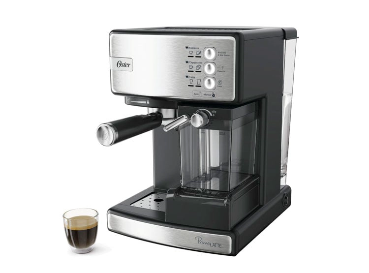 CAFETERA OSTER AUTOMÁTICA PRIMA LATTE I 15 BARES ACERO INOXIDABLE BVSTEM6603SS - 3