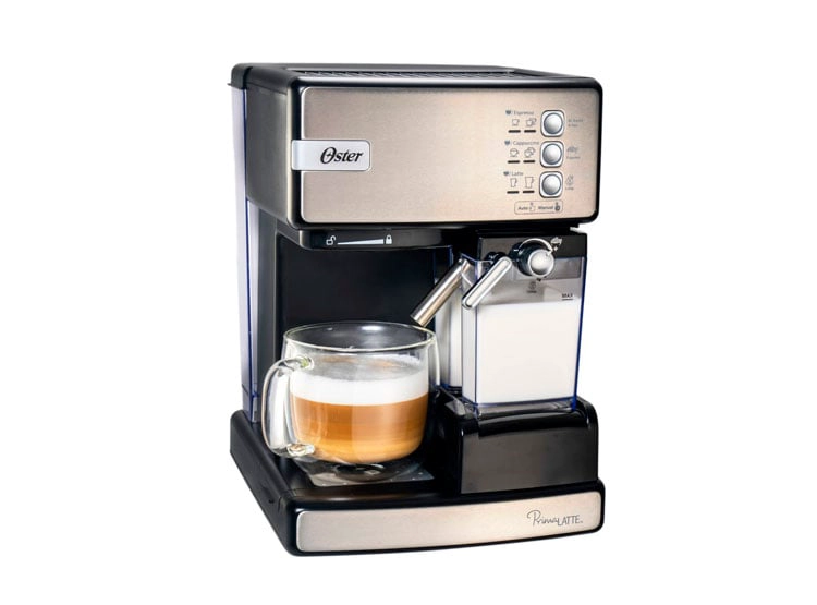 CAFETERA OSTER AUTOMÁTICA PRIMA LATTE I 15 BARES ACERO INOXIDABLE BVSTEM6603SS - 4