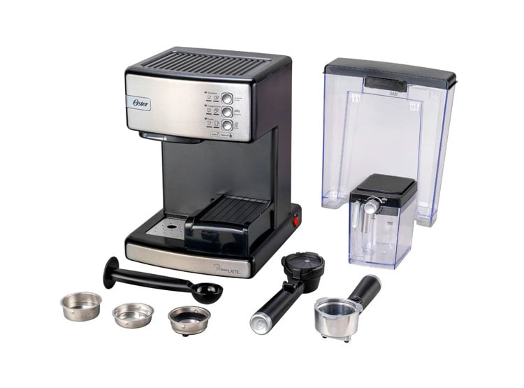 CAFETERA OSTER AUTOMÁTICA PRIMA LATTE I 15 BARES ACERO INOXIDABLE BVSTEM6603SS - 5