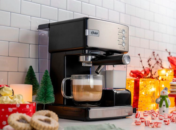CAFETERA OSTER AUTOMÁTICA PRIMA LATTE I 15 BARES ACERO INOXIDABLE BVSTEM6603SS - 6