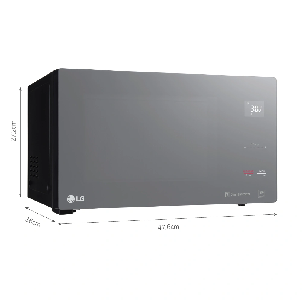 HORNO MICROONDAS LG 25L MS2596DIR EASYCLEAN NEGRO - 2