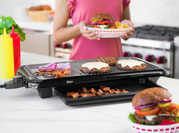 PARRILLA MULTIUSOS CON RECUBRIMIENTO BIOCERAMIC CKSTGR5085 OSTER - 2