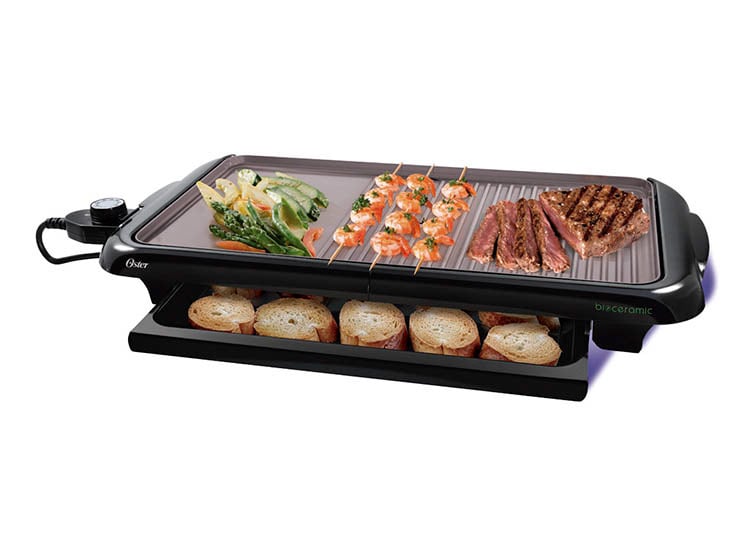 PARRILLA MULTIUSOS CON RECUBRIMIENTO BIOCERAMIC CKSTGR5085 OSTER - 1