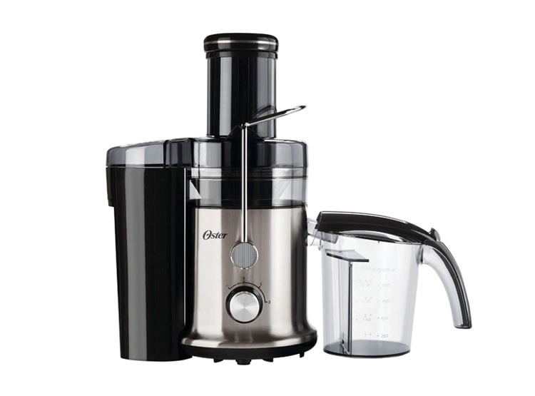 EXTRACTOR DE JUGOS 2V + PULSO 600W NEGRO Y PLATEADO FPSTJE320S OSTER - 1