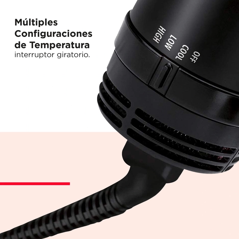 CEPILLO ONE STEP SECADOR Y VOLUMINIZADOR MAX CON RECUBRIMIENTO DE CERÁMICA RVDR5222LA2 - 4