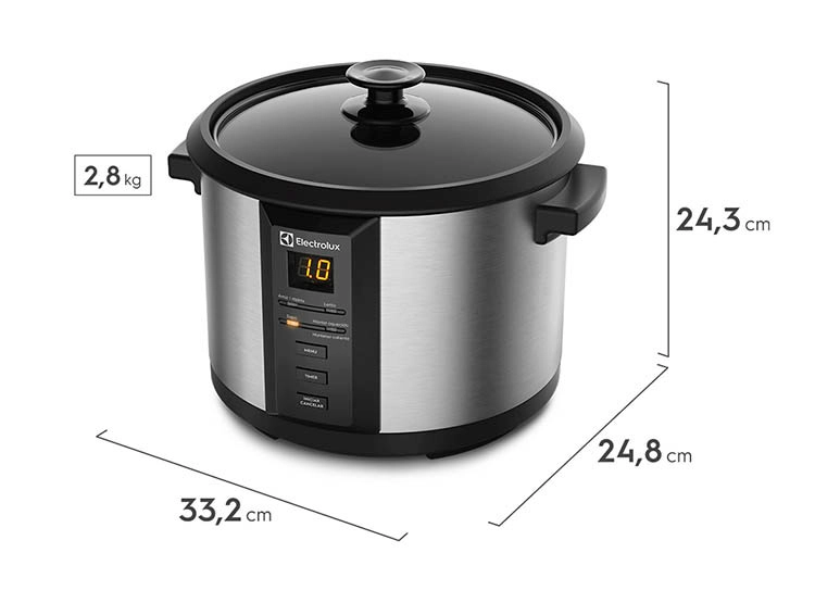 OLLA ARROCERA ELECTROLUX MULTIFUNCIONAL 1.8 L ECC20 CHEF - 2