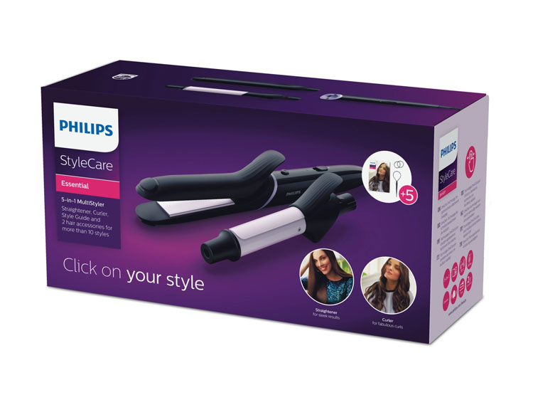 COMBO RIZADOR + ALISADORA DE CABELLO PHILIPS ONECLICK BHH811_00
