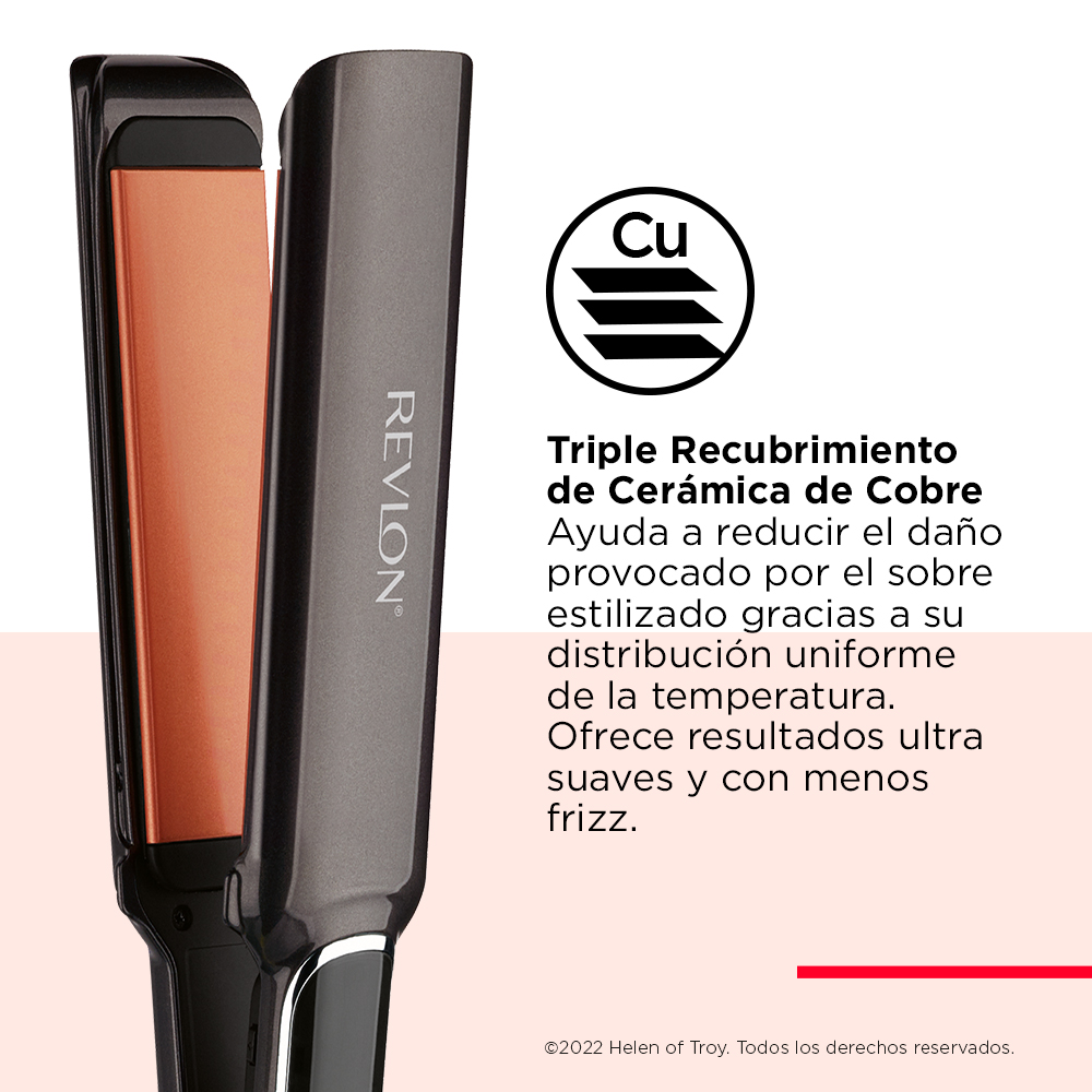 PLANCHA CABELLO REVLON RVST2185N3 PRO COLLECTION DE COBRE - 3