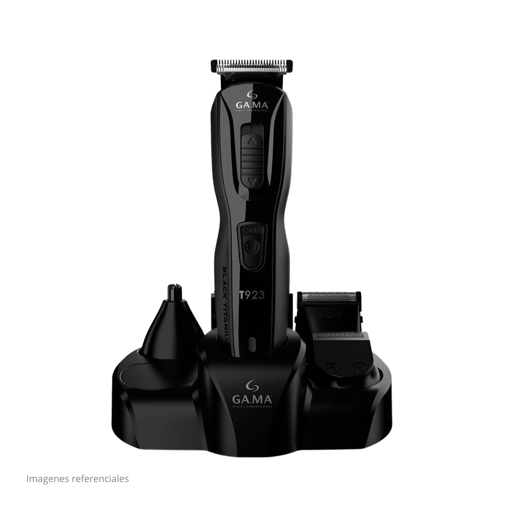 CORTADOR CABELLO GAMA T923 MULTIFUNCIÓN BLACK TITANIUM - 1