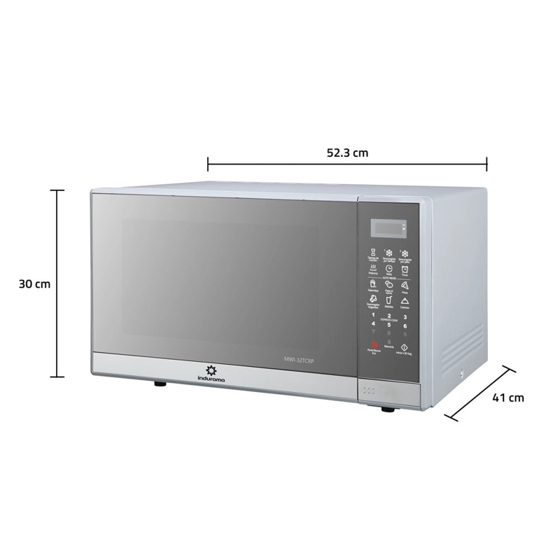 MICROONDAS INDURAMA 32L MWI-32TCRP CROMA - 4