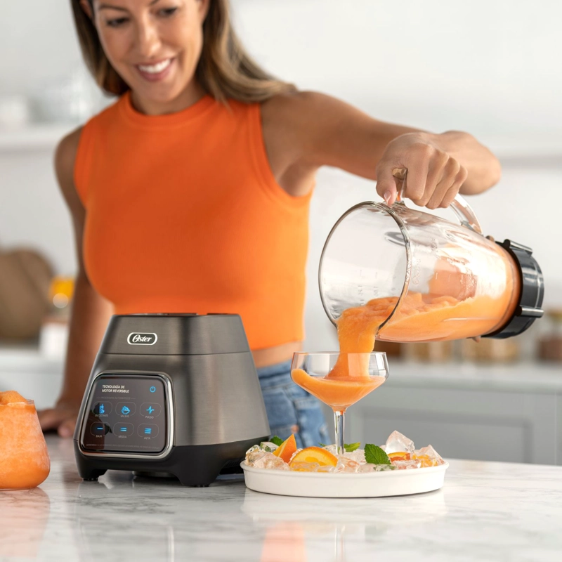 LICUADORA TACTIL CON PROGRAMAS AUTOMÁTICOS Y TECNOLOGÍA REVERSIBLE + VASO BLEND-N-GO BLSTPYG1312XBG - 11