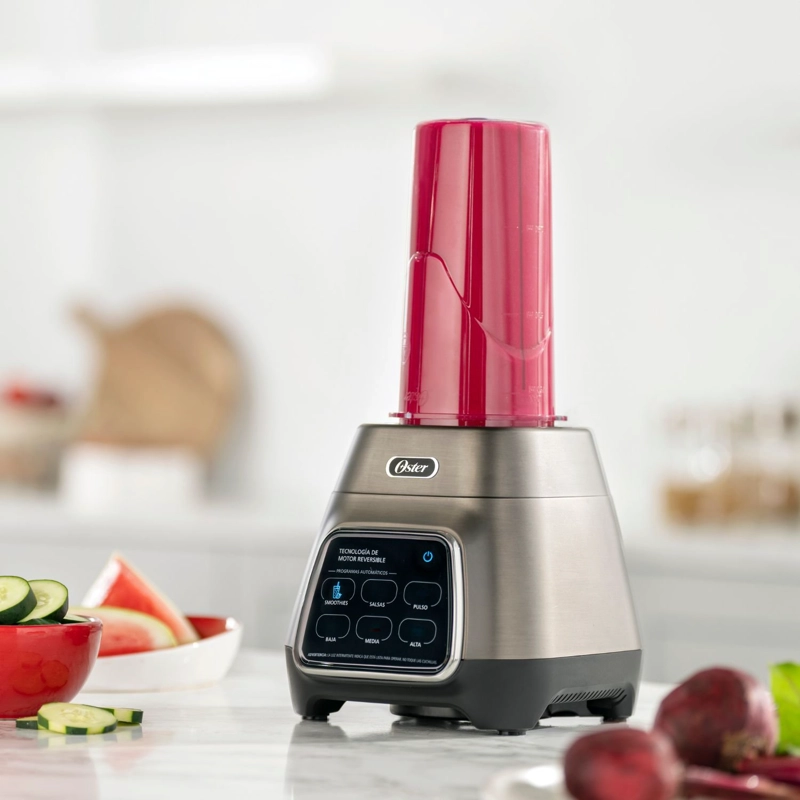 LICUADORA TACTIL CON PROGRAMAS AUTOMÁTICOS Y TECNOLOGÍA REVERSIBLE + VASO BLEND-N-GO BLSTPYG1312XBG - 9