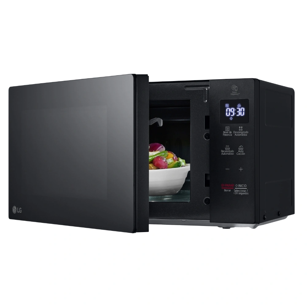 HORNO MICROONDAS LG 20L MS2032GAS EASYCLEAN NEGRO - 10