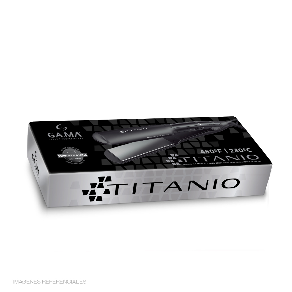 PLANCHA CABELLO GAMA PATINES ULTRA ANCHOS DE SILK-CHROME X-WIDE TITANIO - 4