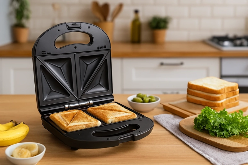 SANDWICHERA LOVEN 2 PANES SM2800-SPO NEGRO - 1