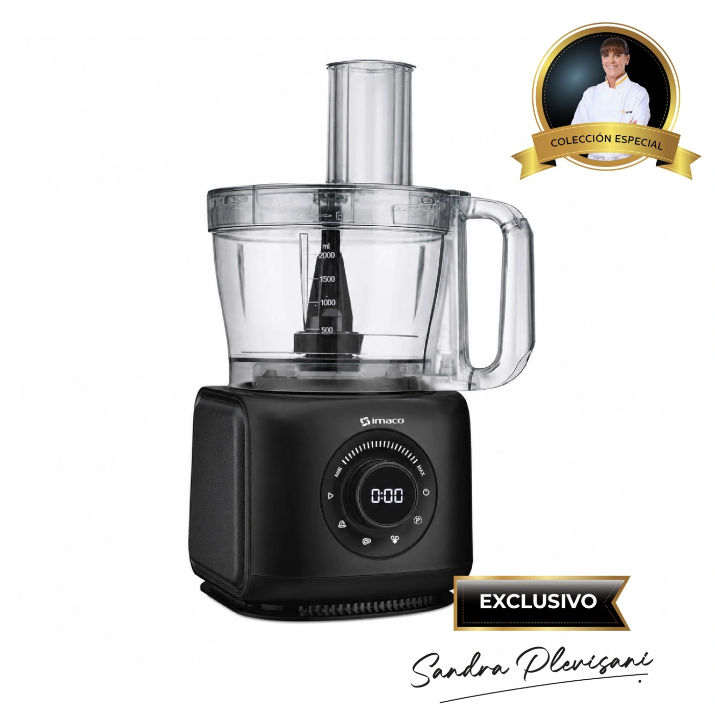 PROCESADOR ALIMENTOS IMACO FP416A 1000W 2L - 1
