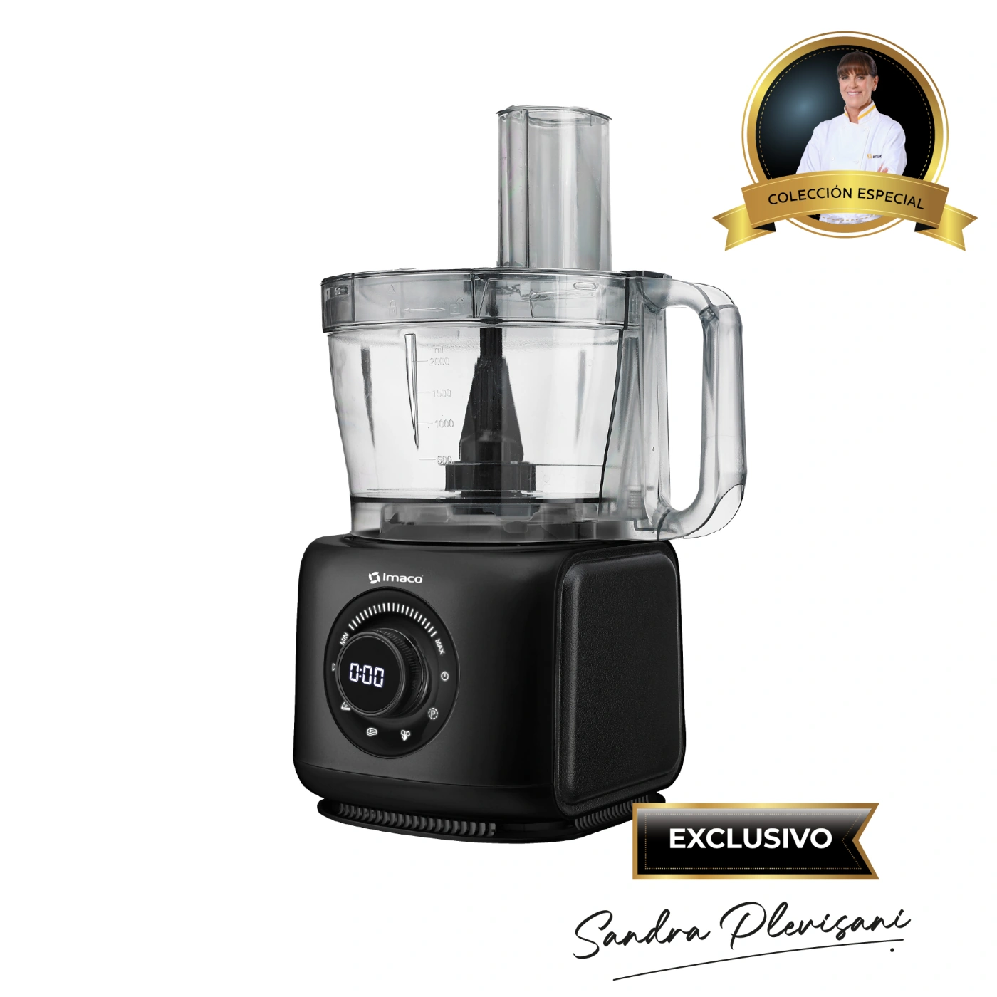 PROCESADOR ALIMENTOS IMACO FP416A 1000W 2L - 2