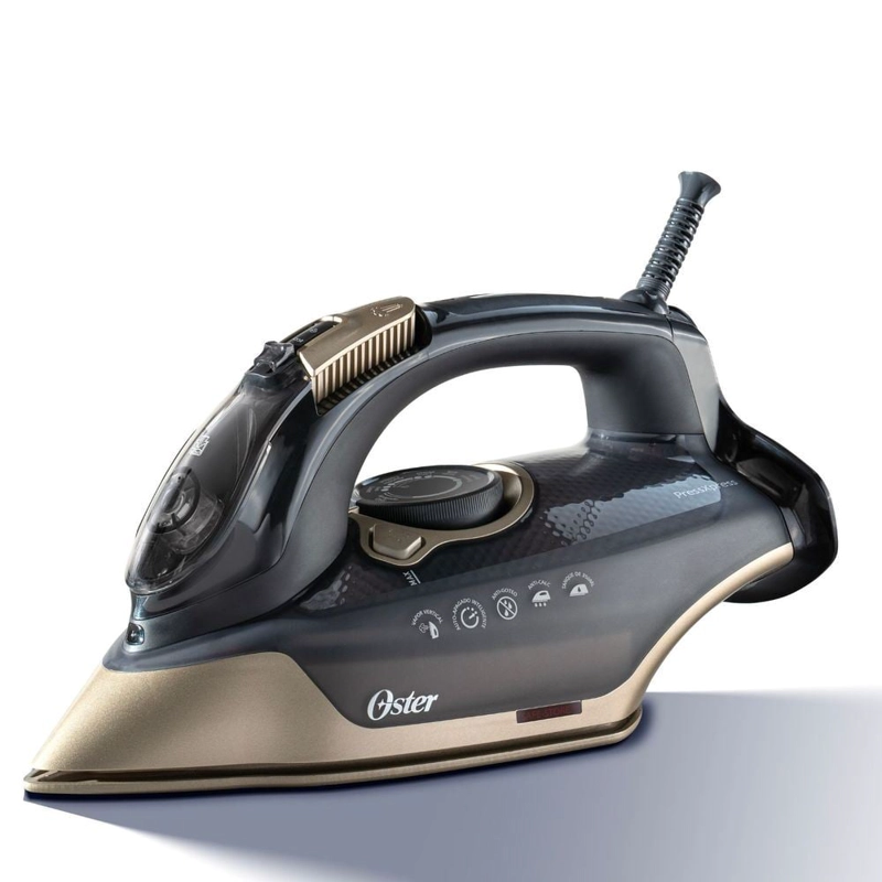 PLANCHA DE VAPOR OSTER PRESSXPRES SUELA CERÁMICA PARTÍCULAS DE DIAMANTE GCSTPX900B - 1