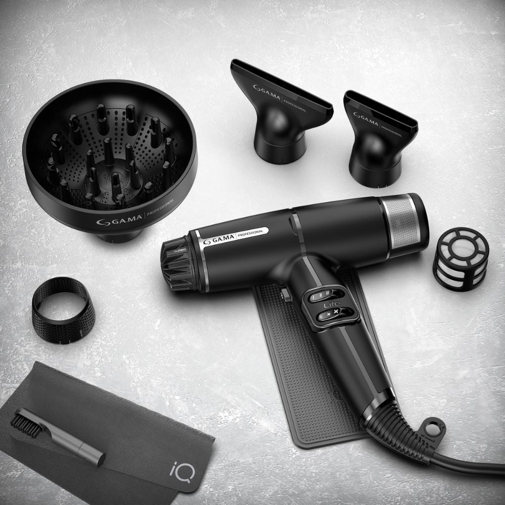 SECADORA DE CABELLO GAMA IQ LITE 1400W BLACK - 7