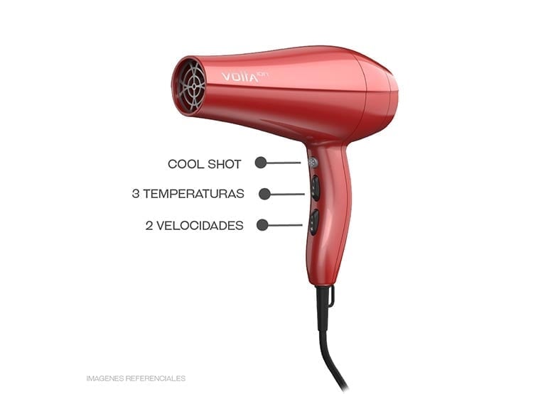COMBO GAMA SECADORA DE CABELLO CON TURMALINA + RIZADOR TURMALINA + PLANCHA TITANIO - 3