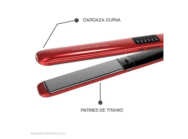 COMBO GAMA SECADORA DE CABELLO CON TURMALINA + RIZADOR TURMALINA + PLANCHA TITANIO - 5