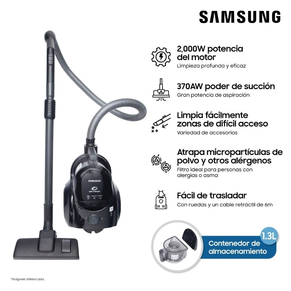 ASPIRADORA DE ARRASTRE 2000W VCC4580V3K/XZS - 1