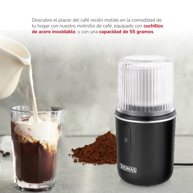 MOLINILLO ELÉCTRICO DE CAFÉ THOMAS TH-32 - 6
