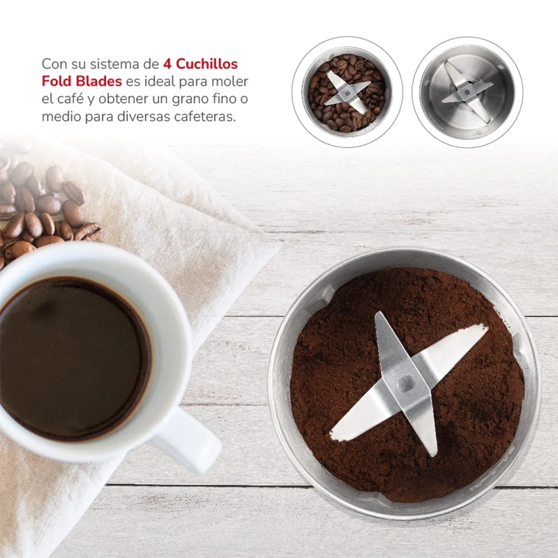 MOLINILLO ELÉCTRICO DE CAFÉ THOMAS TH-32 - 7