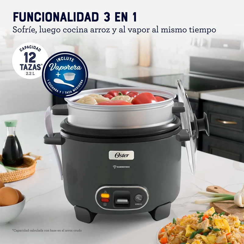 OLLA ARROCERA OSTER 2.2 LT CKSTRC12DFSKE - 8