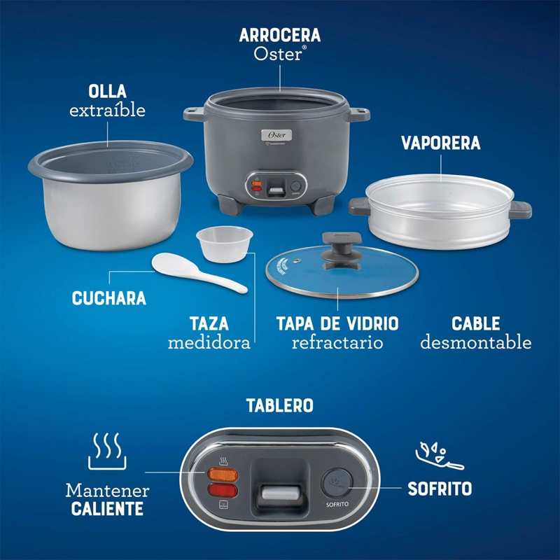 OLLA ARROCERA OSTER 2.2 LT CKSTRC12DFSKE - 9