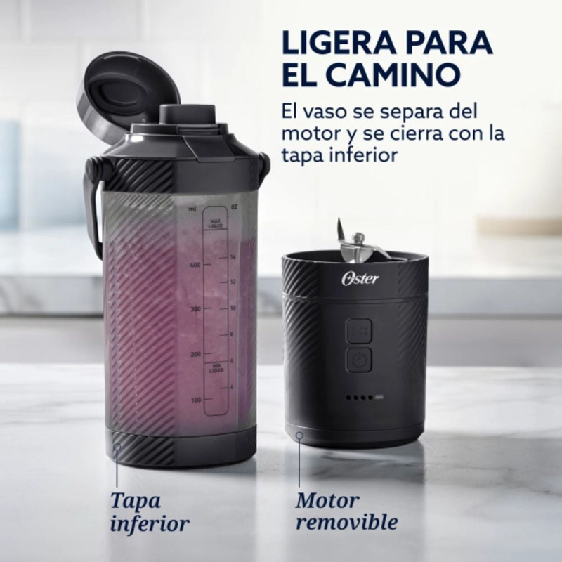 LICUADORA PORTÁTIL OSTER GOMAX BLSTGFP-B20 NEGRO - 7
