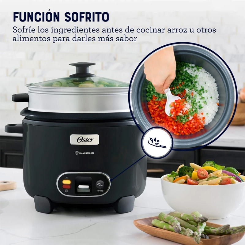 OLLA ARROCERA OSTER 3 EN 1 1.8 L CKSTRC10DFBLK - 7