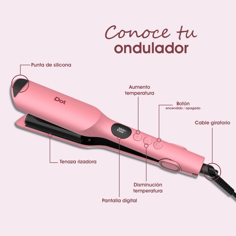 RIZADOR DE CABELLO DOT WAVE - 5