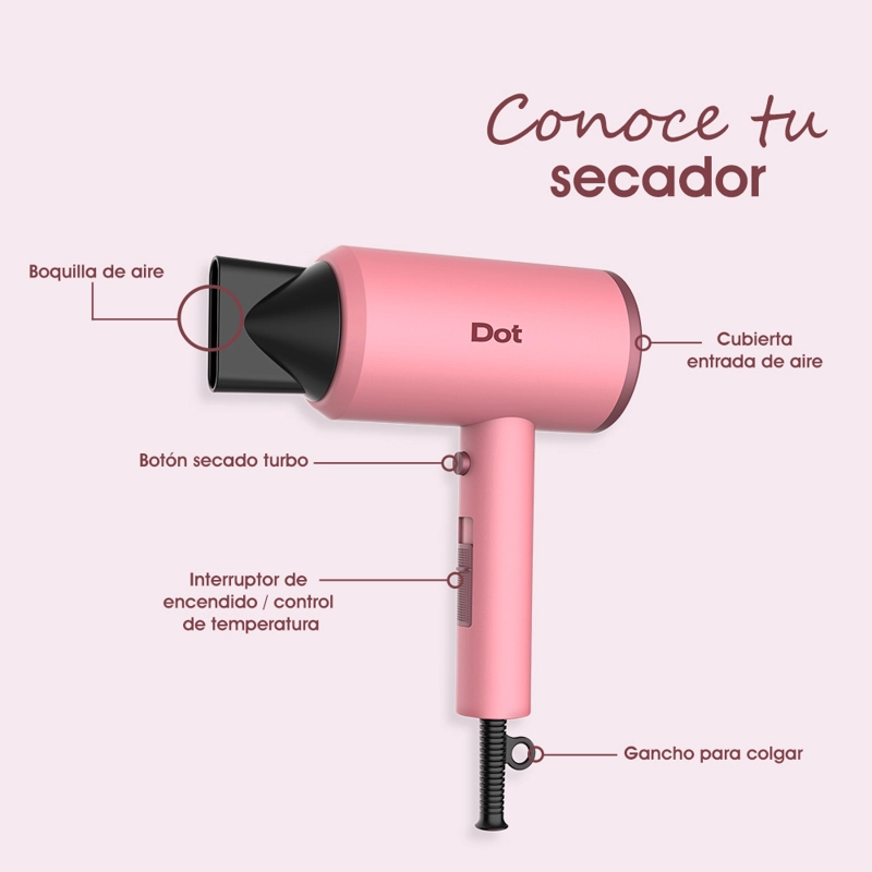SECADOR DE CABELLO DOT TURBO - 6