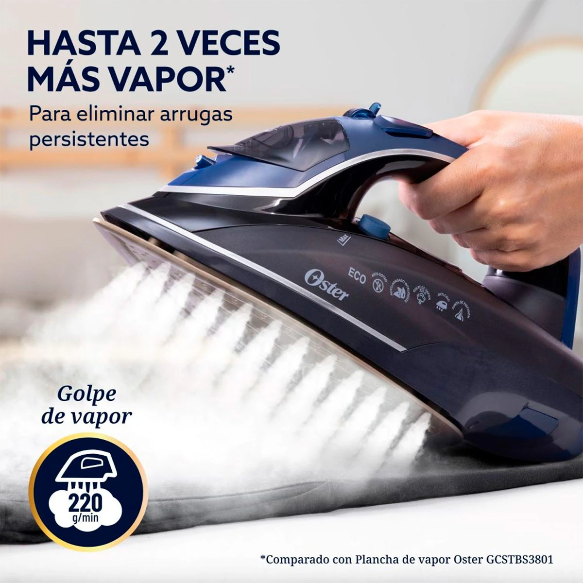 PLANCHA A VAPOR OSTER 2200W GCSTDPD8201 - 2