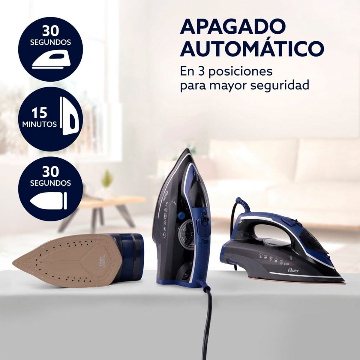 PLANCHA A VAPOR OSTER 2200W GCSTDPD8201 - 6