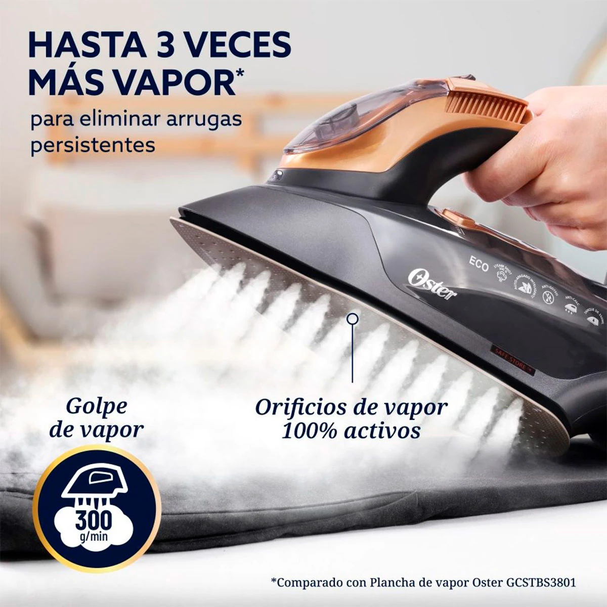PLANCHA A VAPOR OSTER 2200W GCSTPX9200 - 2