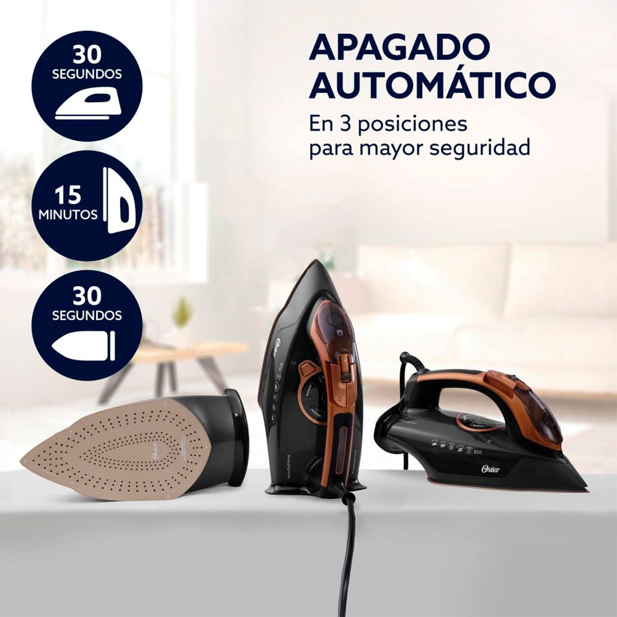PLANCHA A VAPOR OSTER 2200W GCSTPX9200 - 6