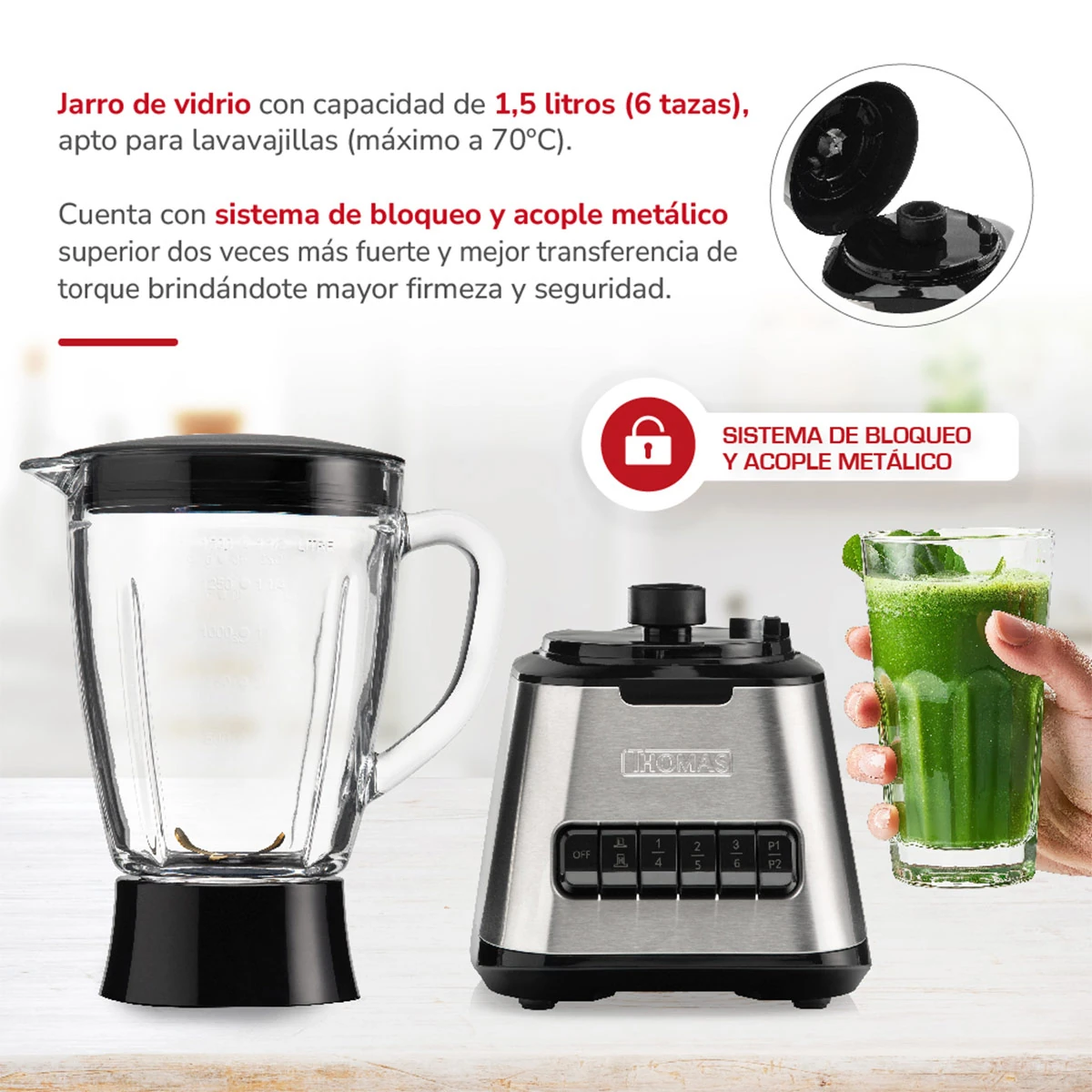 LICUADORA THOMAS TH-410VI - 3