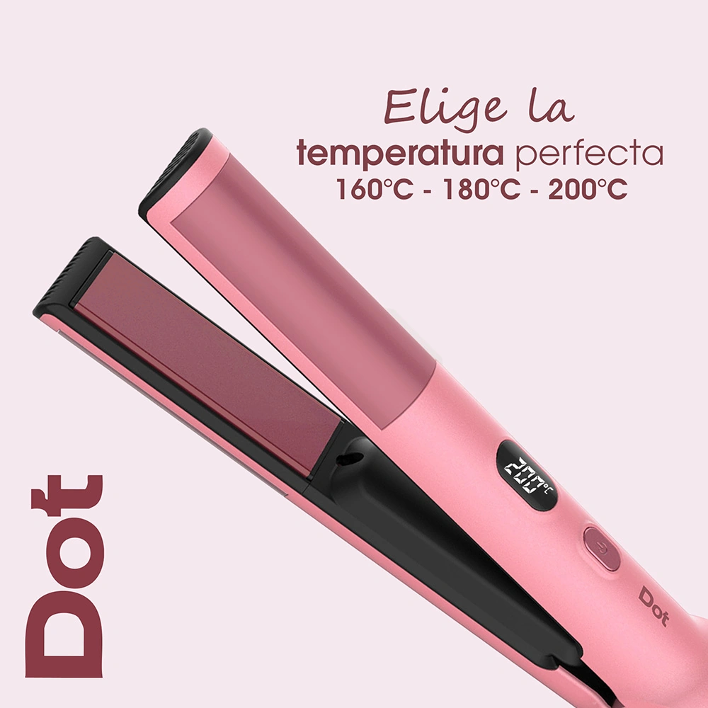 ALISADOR DE CABELLO INALÁMBRICA DOT 2 EN 1 - 3