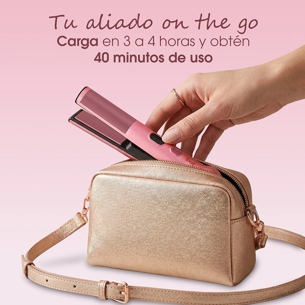 ALISADOR DE CABELLO INALÁMBRICA DOT 2 EN 1 - 5