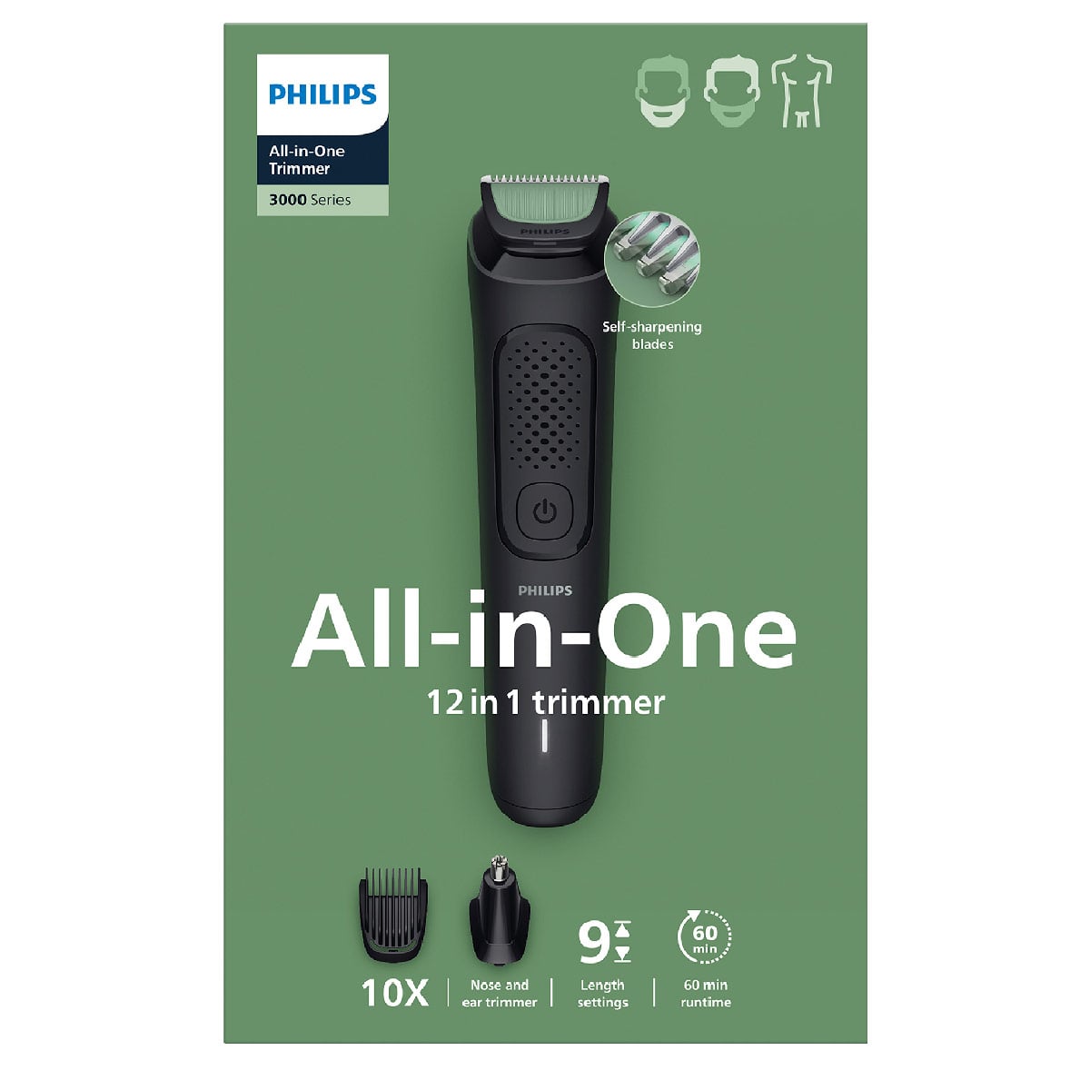 MÁQUINA DE AFEITAR PHILIPS MULTIGROOM SERIE 3000 MG3921_ 15