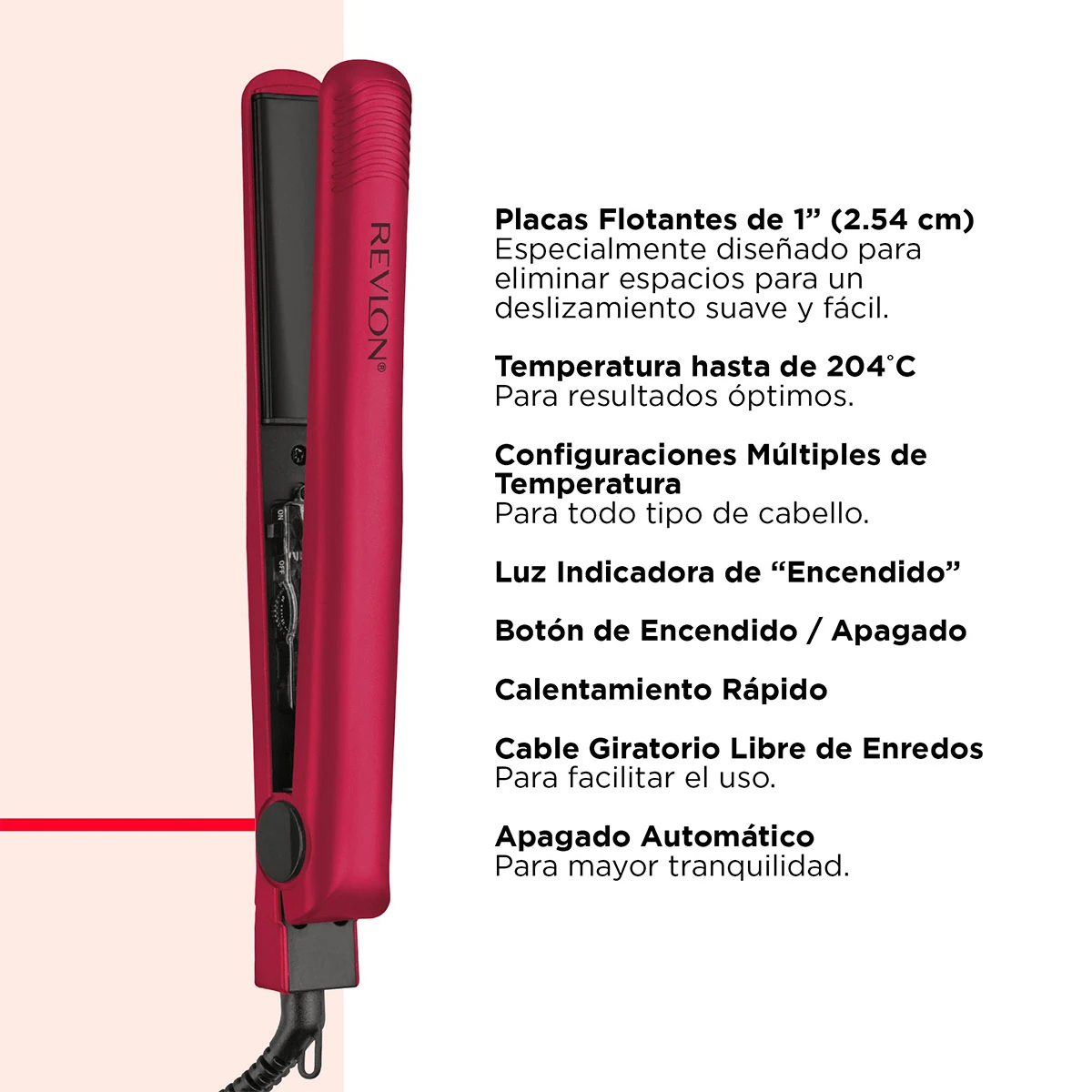 ALISADOR DE CABELLO REVLON CERÁMICA EDICIÓN LIMITADA 1” - 3