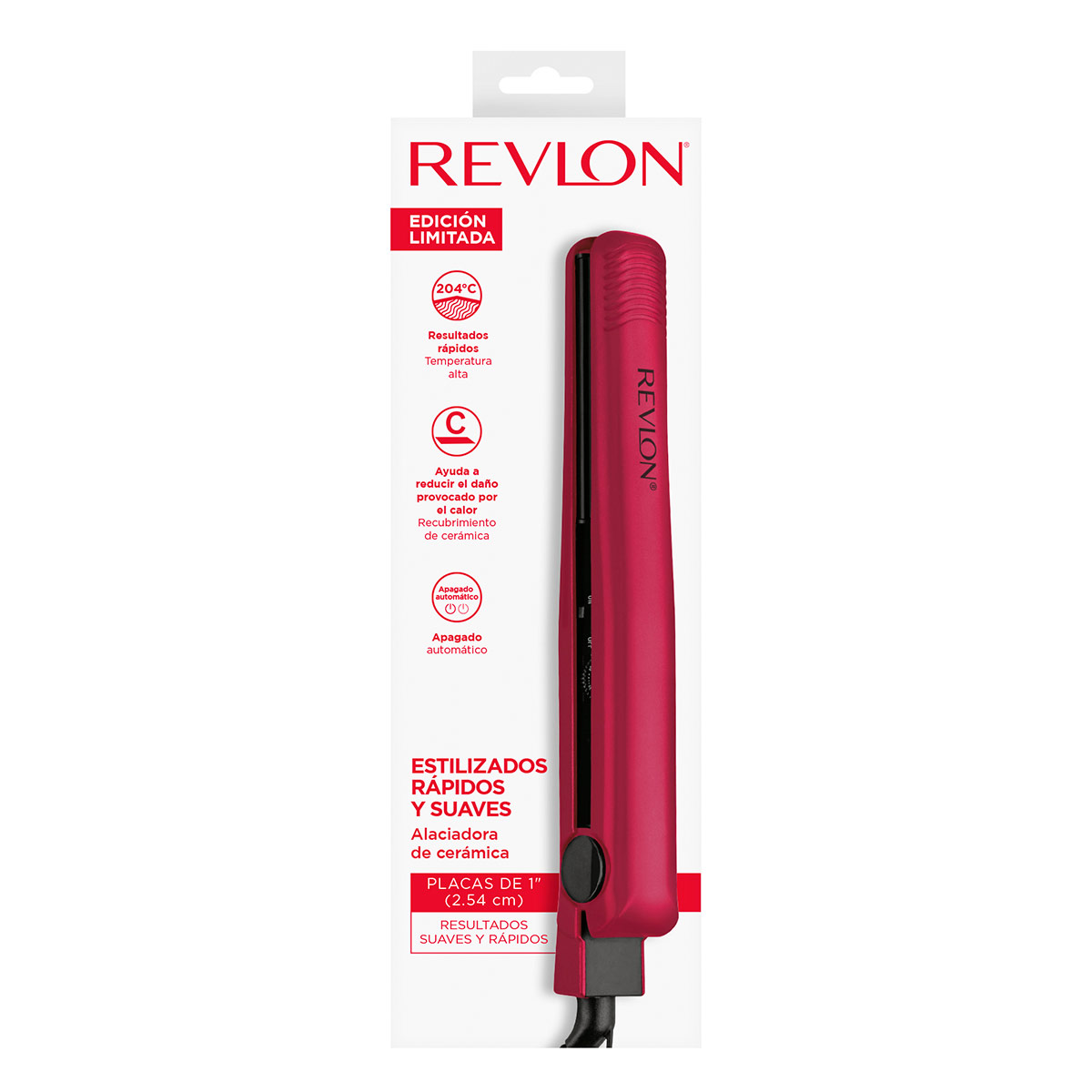 ALISADOR DE CABELLO REVLON CERÁMICA EDICIÓN LIMITADA 1” - 6